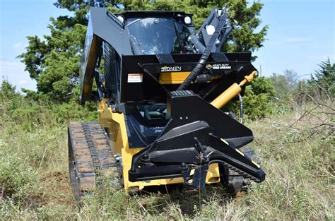 skid steer wood cutting attachment|skid steer mounted tree shear.